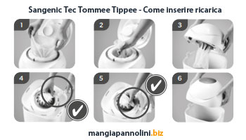 Ricariche Per Pattumiera Pannolini ZPQAODI - 12 Sacchetti Profumati Compatibili Tommee Tippee - Foto 5