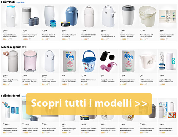 Scopri modelli mangiapannolini in vendita online